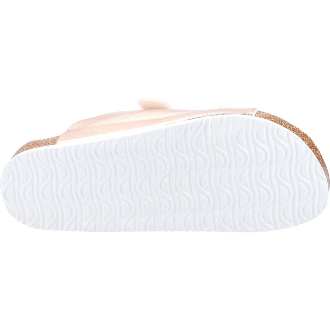 Divaz Nimes Two Buckle Slider Rose Gold