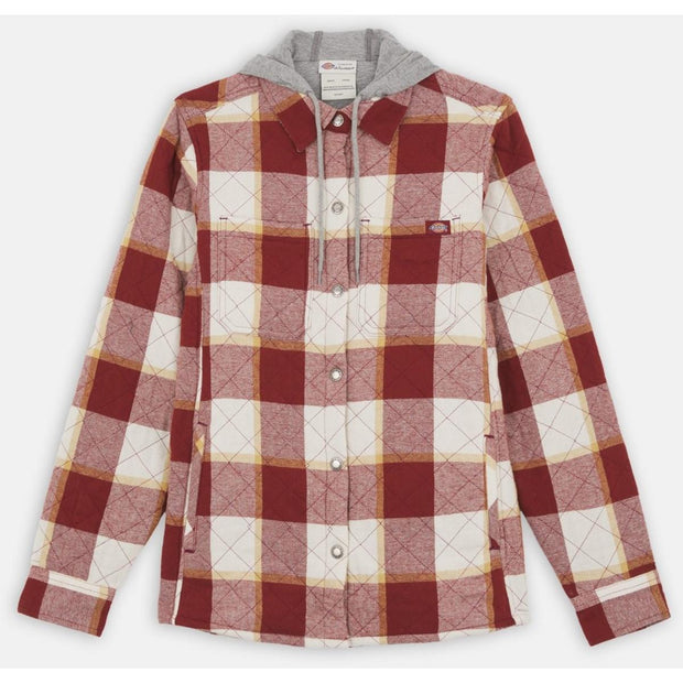 Dickies Flannel Shirt Jacket Fired Brick