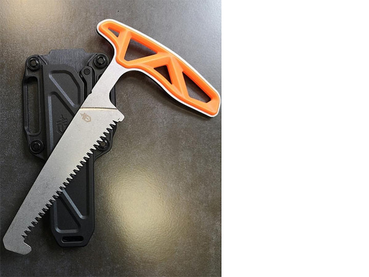 Gerber Exo-Mod Bone Saw w/Snap-Together Sheath - Orange
