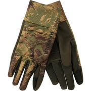 Harkila Deer Stalker camo fleece gloves AXIS MSPÂ® Forest green