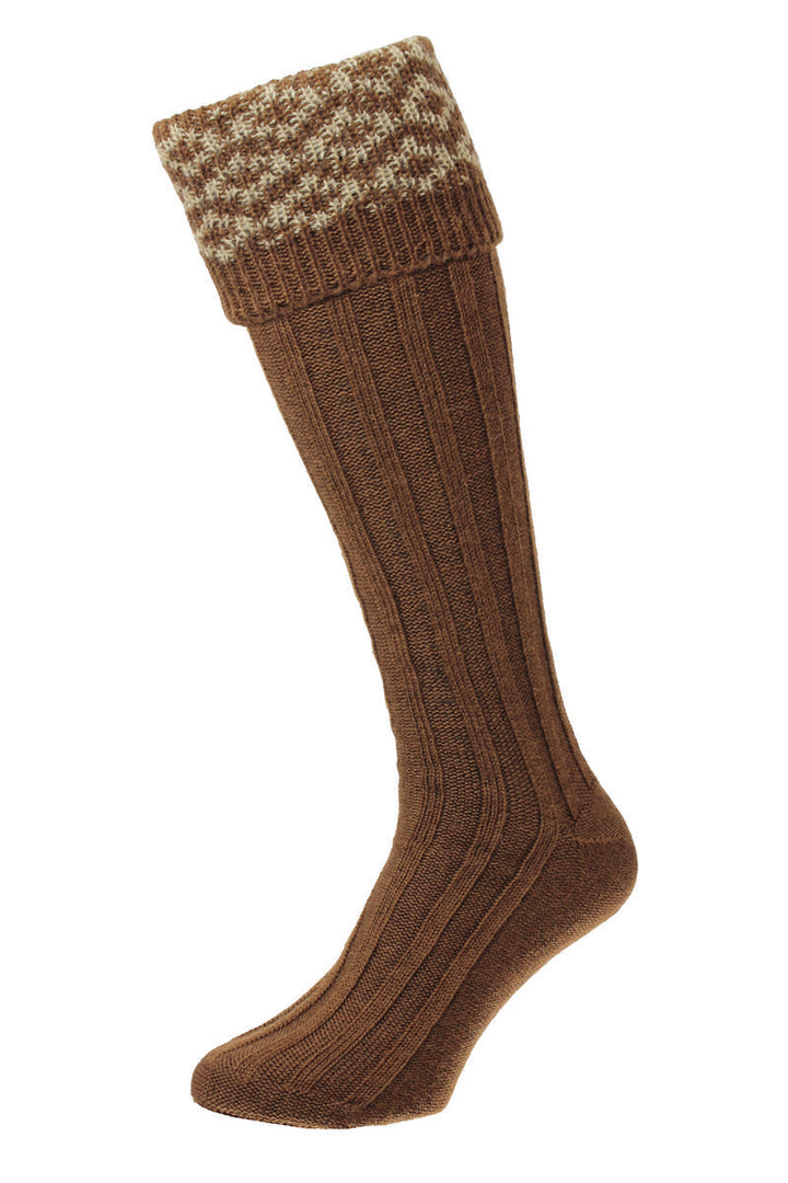 Bisley Patterned Top Shooting Socks