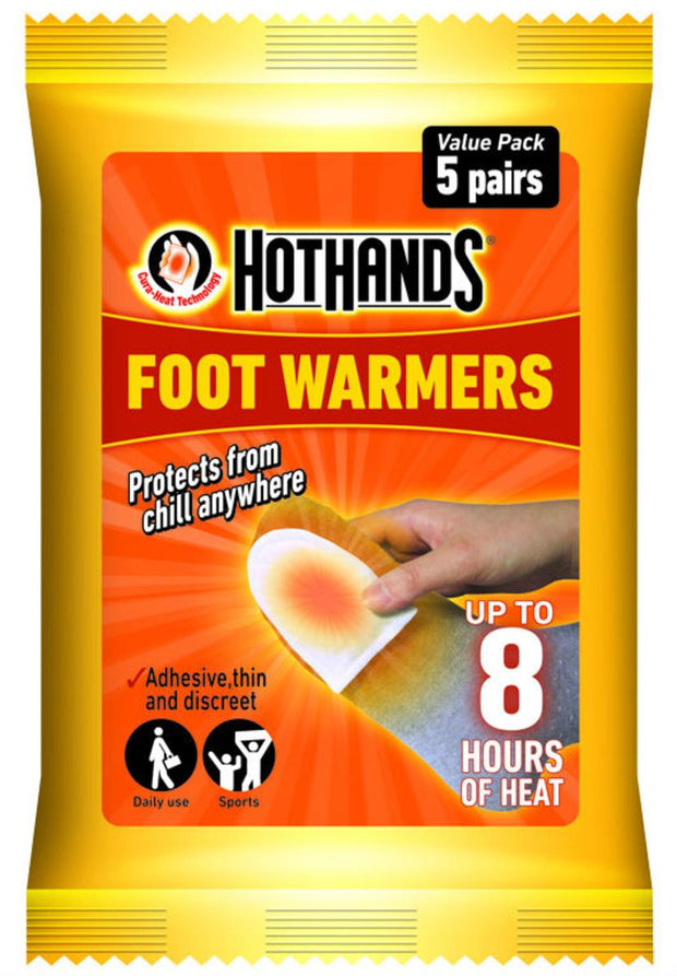 Bisley HotHands Foot Warmer Value Pack of 5 Pairs