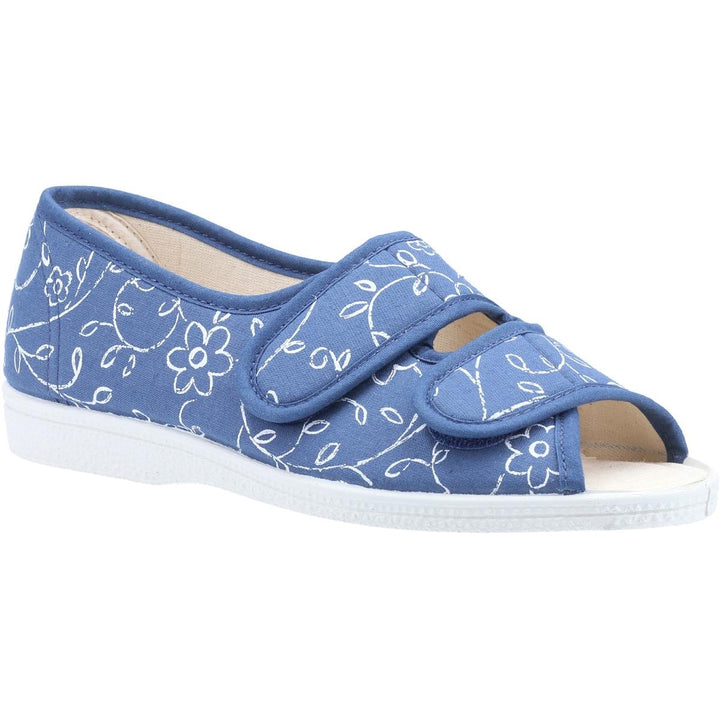 Mirak Molly Canvas Sandal Blue