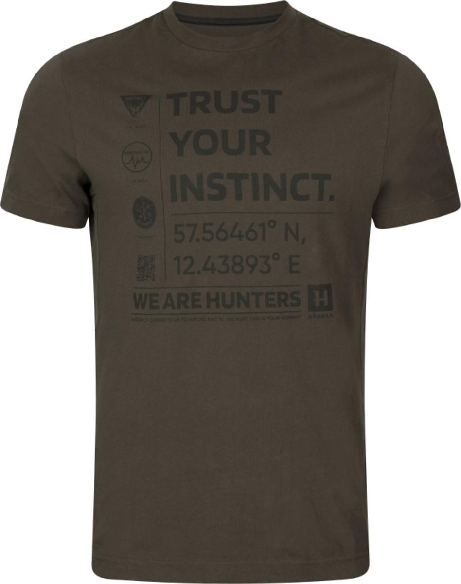 Harkila Härkila Instinct S/S t-shirt Shadow brown