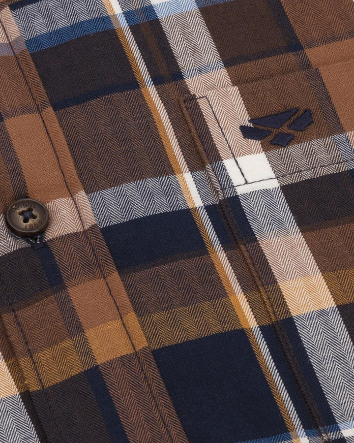 Hoggs of Fife Arran Microfleece Lined 100% Cotton Shirt