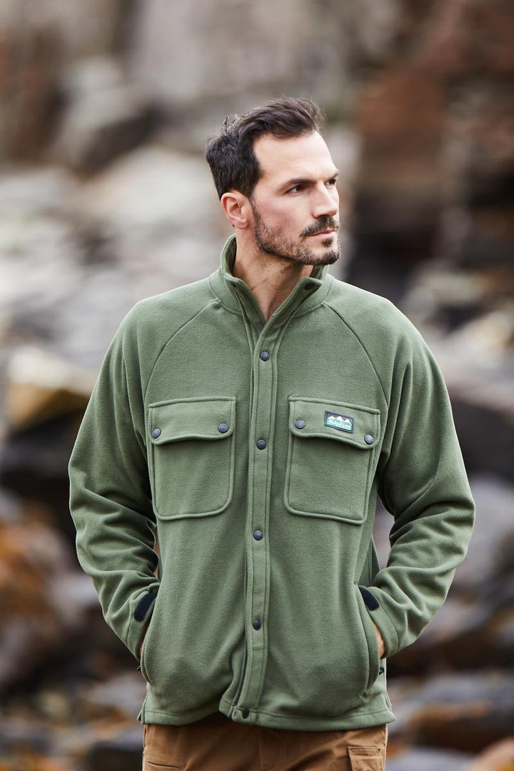 Ridgeline Igloo Button Down Bush Shirt Field Olive
