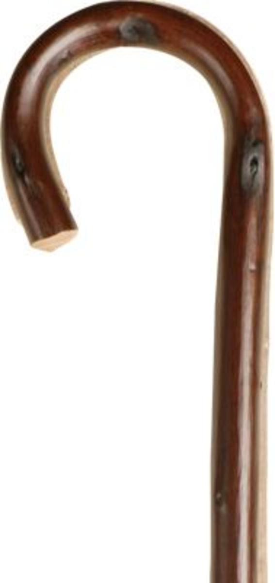 Bisley Natural Chestnut Crook Handle stick
