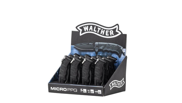 Walther 5.0769-1 Display Box of 12 Walther Micro PPQ Knives