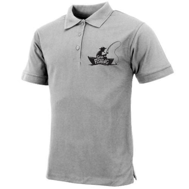Game Mens "Gone Fishing" Polo Shirt