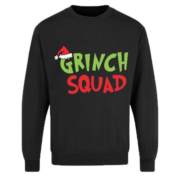 Game Adults Grinch Squad Hate Loathe Entirely Printed Christmas Sweatshirt