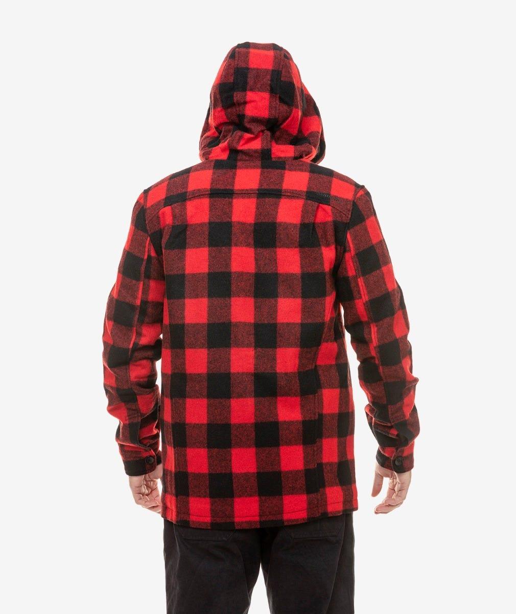 Swanndri Hudson Hoodie Red/Black Check