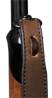 Harkila Shotgun sling in leather Dark brown 93 cm