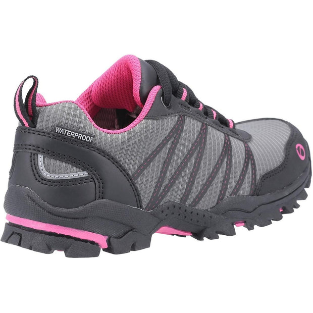 Cotswold Littledean Lace Up Hiking Waterproof Boot Pink/Grey