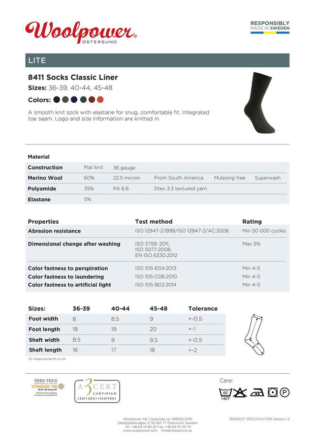 Woolpower Socks Liner Classic
