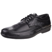 Fleet & Foster Dave Apron Toe Oxford Formal Shoe Black