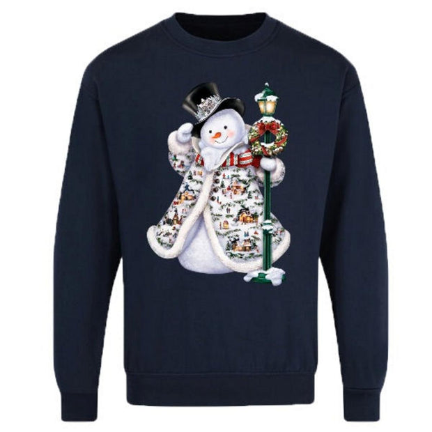 Game Adults Xmas Printed Sweatshirt - Snowman