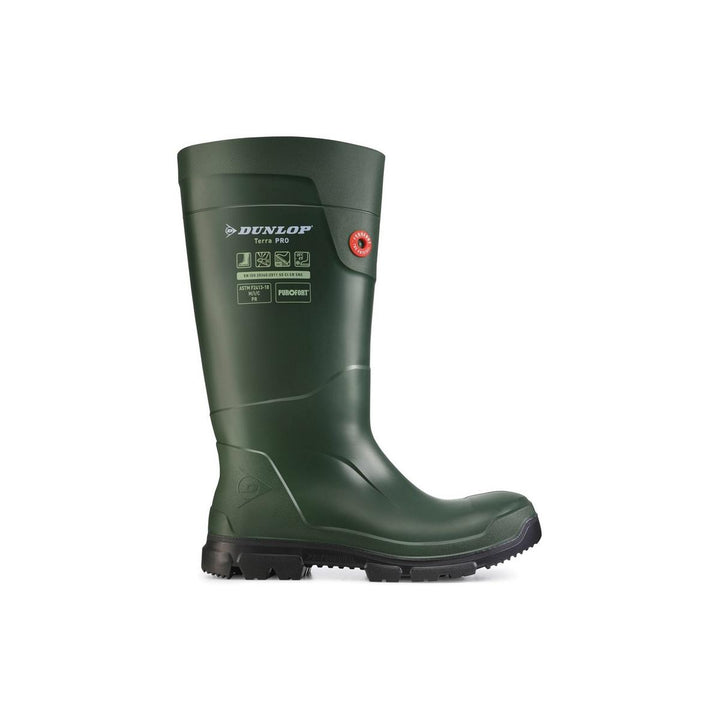 Dunlop TerraPro Full Safety Wellington Green