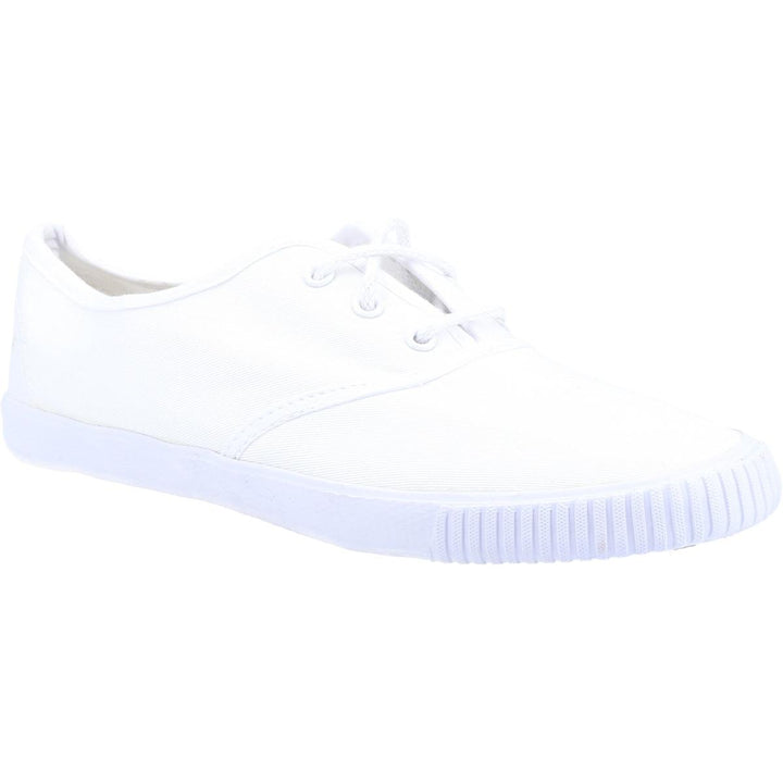 Mirak Plimsolls Lace Up White (kids)