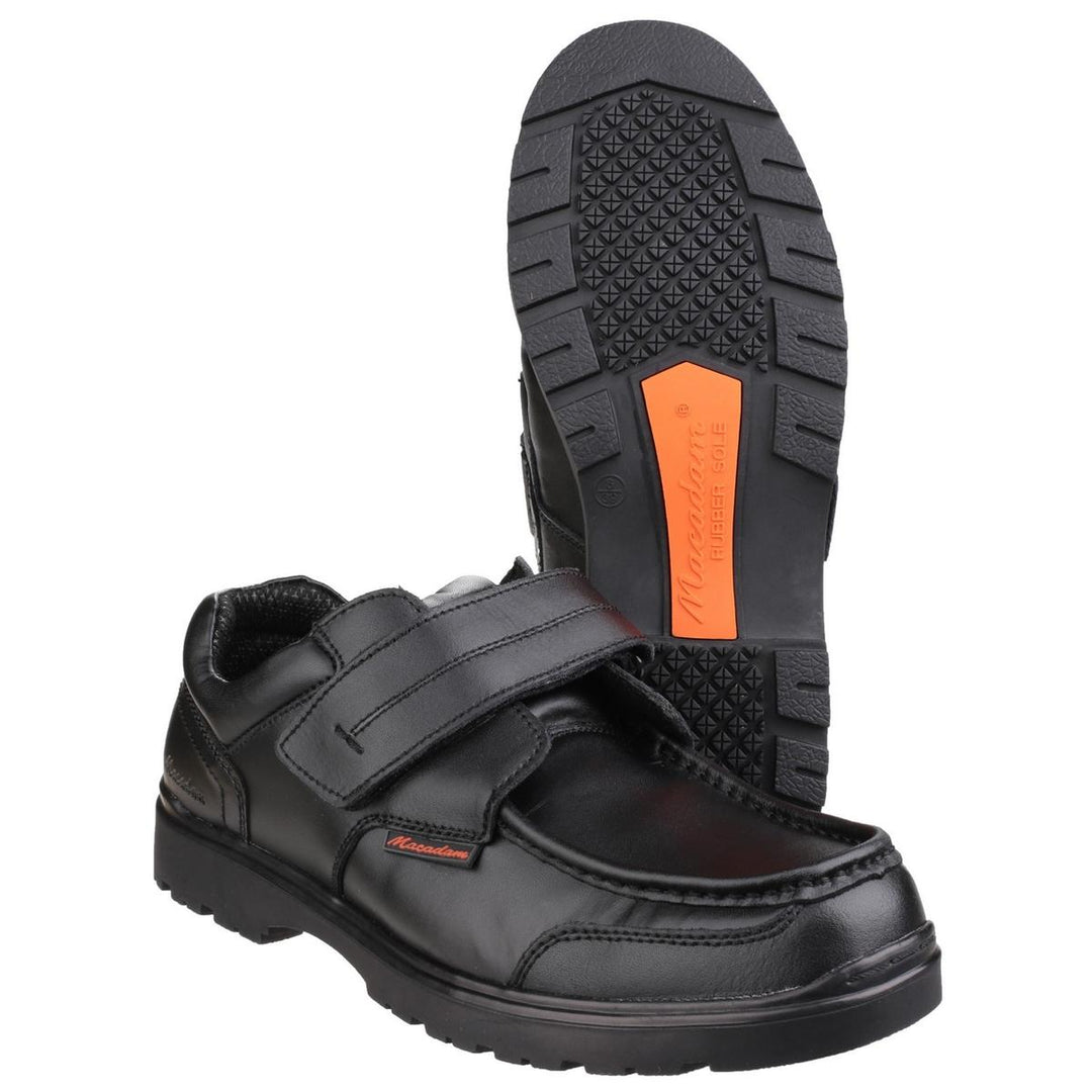 US Brass Kirk Single Touch Fastening Apron fronted Padded Collar Black