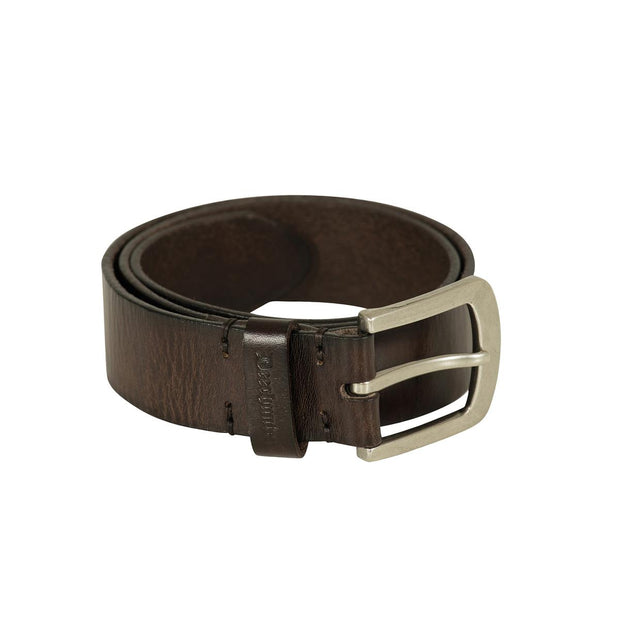Deerhunter Leather Belt, width 4 cm Dark Brown
