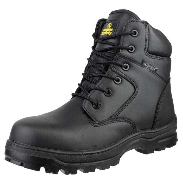 Amblers Safety FS006C Metal Free Waterproof Lace up Safety Boot Black
