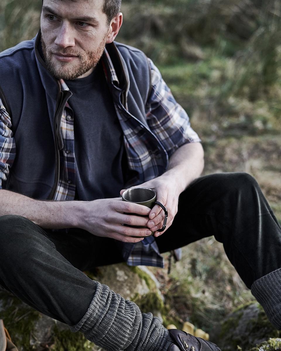 Hoggs of Fife Stenton Technical Fleece Gilet - Slate – view 2