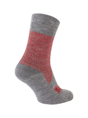 Sealskinz Bircham Waterproof All Weather Ankle Length Sock Red/Grey Marl Unisex SOCK