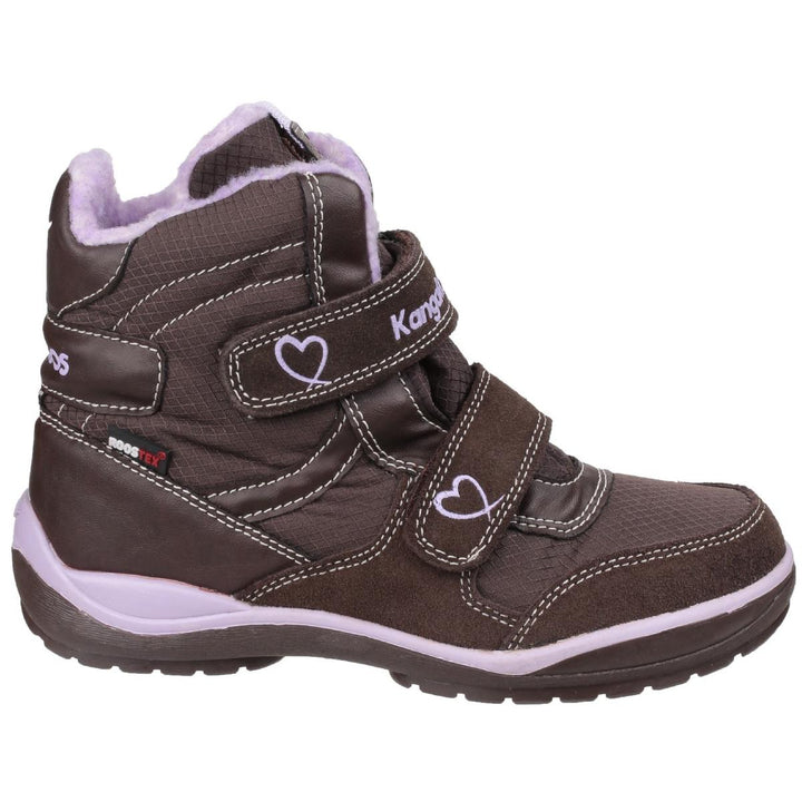 KangaROOS Snow Boot Brown/lime