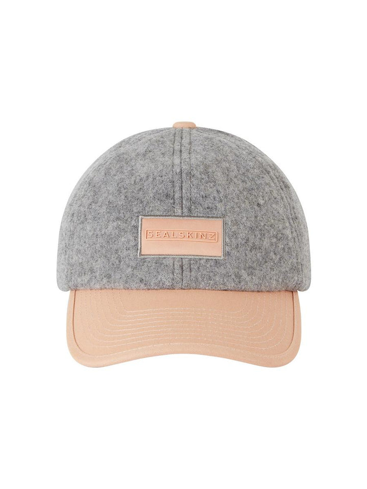Sealskinz Wickmere Waterproof Women's Boiled Wool Cap Grey/Pink Women's HAT