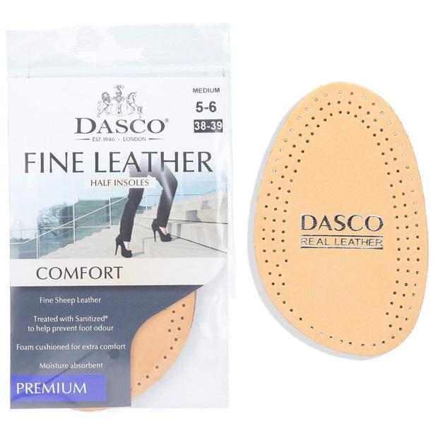 Dasco Leather Half Insoles 6 Pack N/A