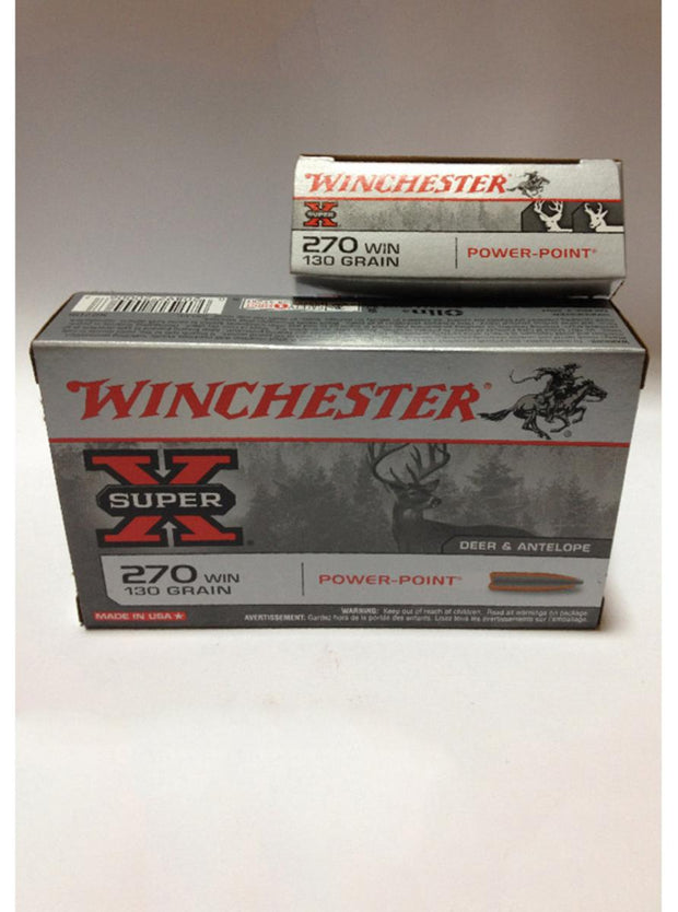 Winchester  .270 Super X 130gr Power Point 20pk X2705