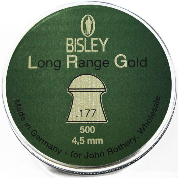Bisley Long Range Gold .177 Tin of 500 by Bisley