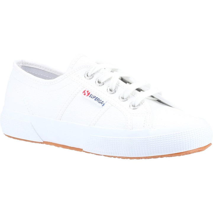 Superga 2750 Tumbled Leather Shoe White