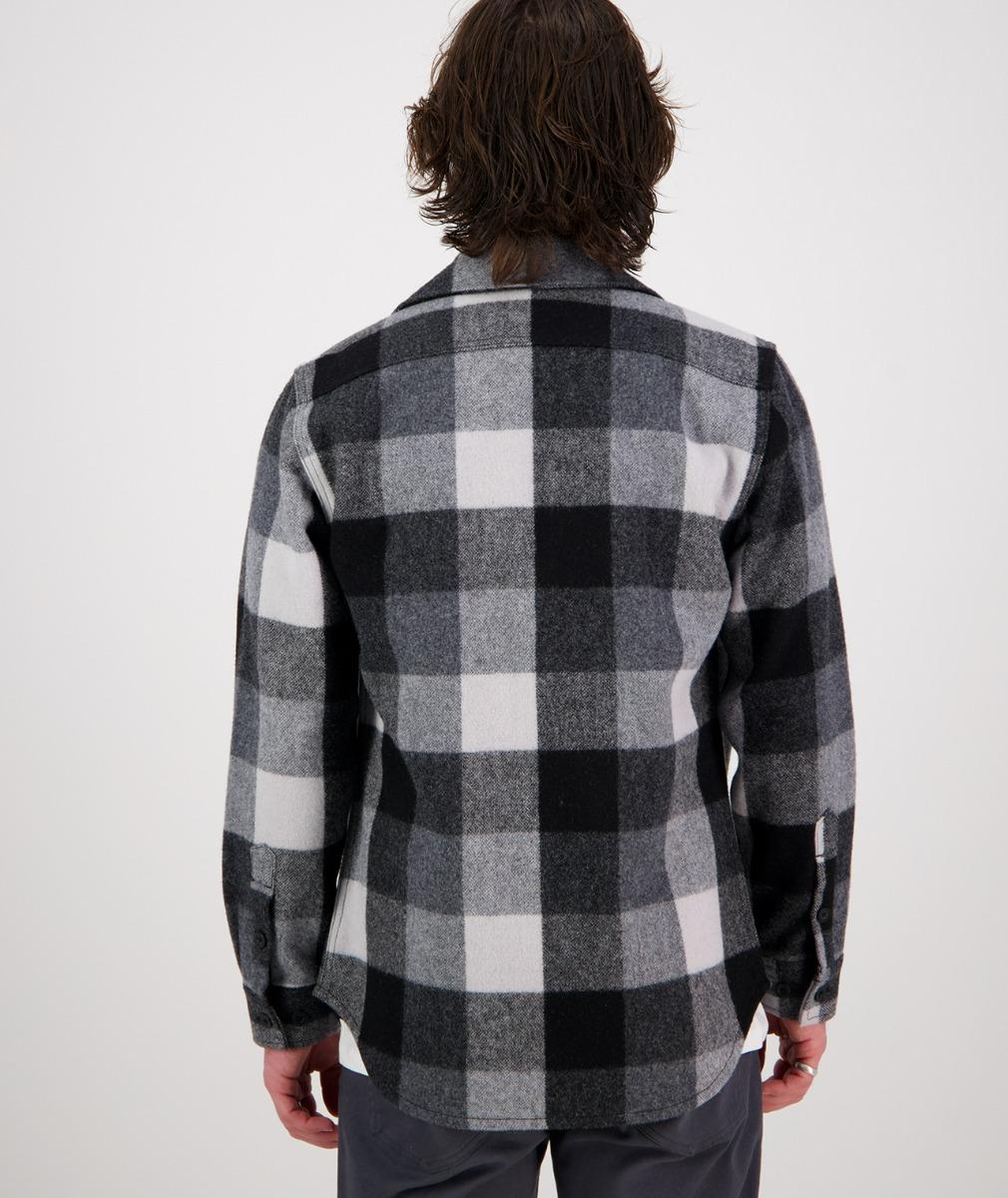 Swanndri Kiaraki v3 Wool Shacket Glacier Check