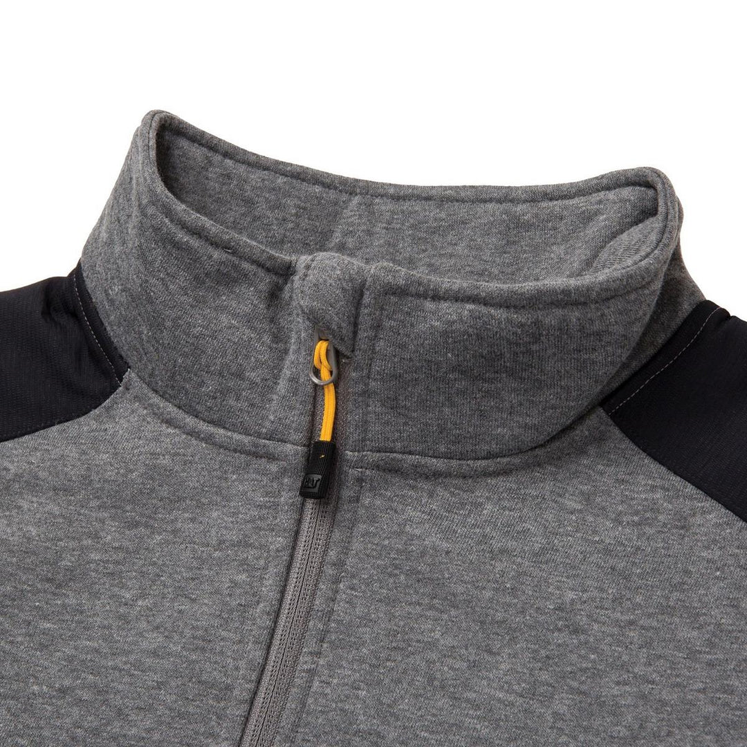 Caterpillar Essential 1/4 Zip Sweatshirt Dark Heather