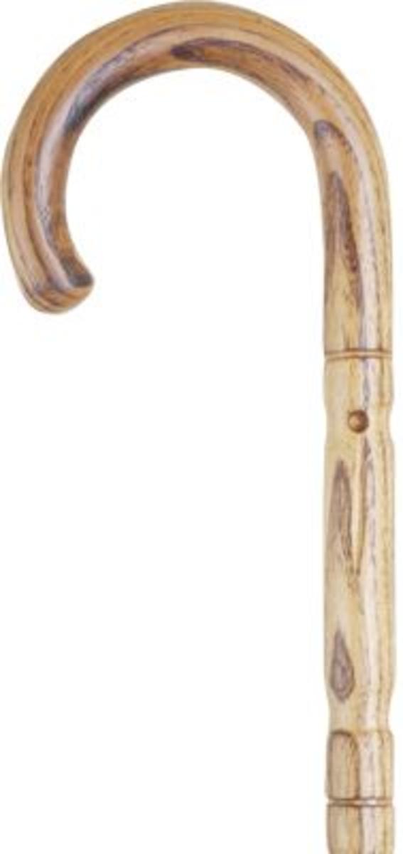 Bisley Bamboo Acacia Crook Handle Stick
