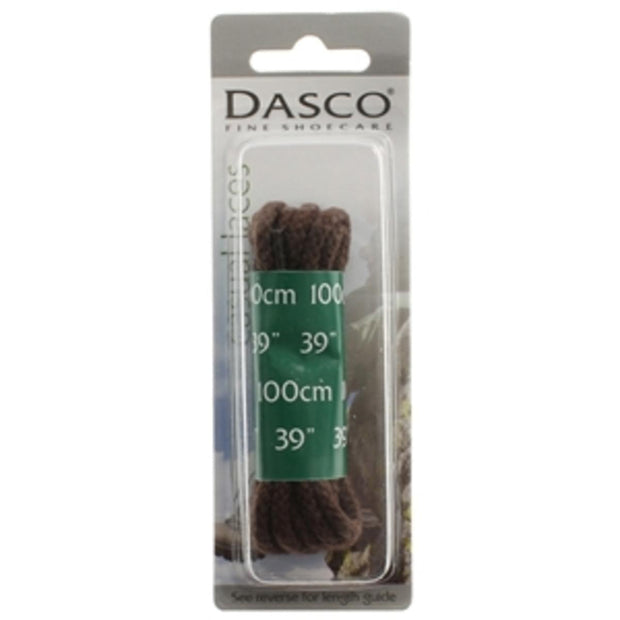 Dasco 100cm Chunky Cord Lace 6 Pack Brown