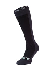 Sealskinz Worstead Waterproof Cold Weather Knee Length Sock Black/Grey Unisex SOCK