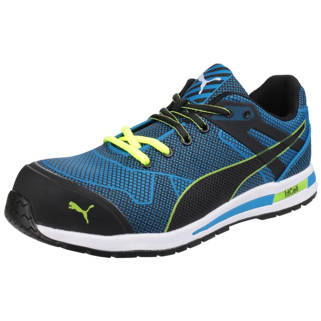 Puma Safety Blaze Knit Low Lace up Safety Shoe Blue