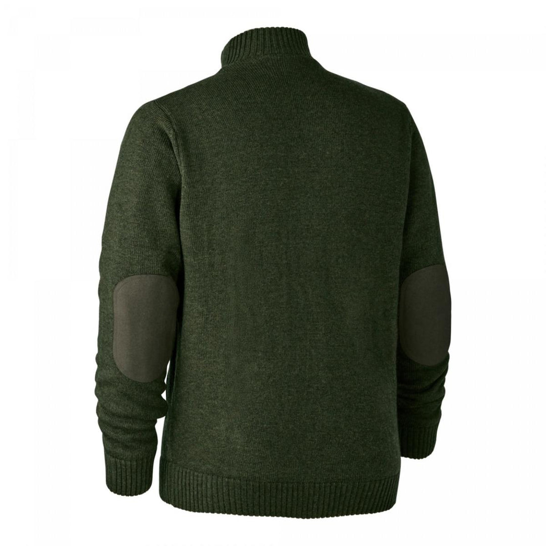 Deerhunter Carlisle Knit Cardigan with stormliner Green Melange