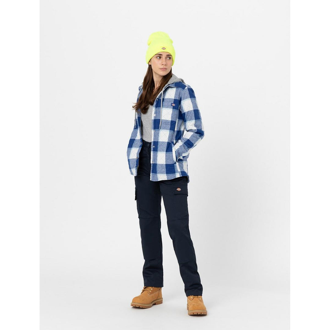 Dickies Flannel Shirt Jacket Surf Blue