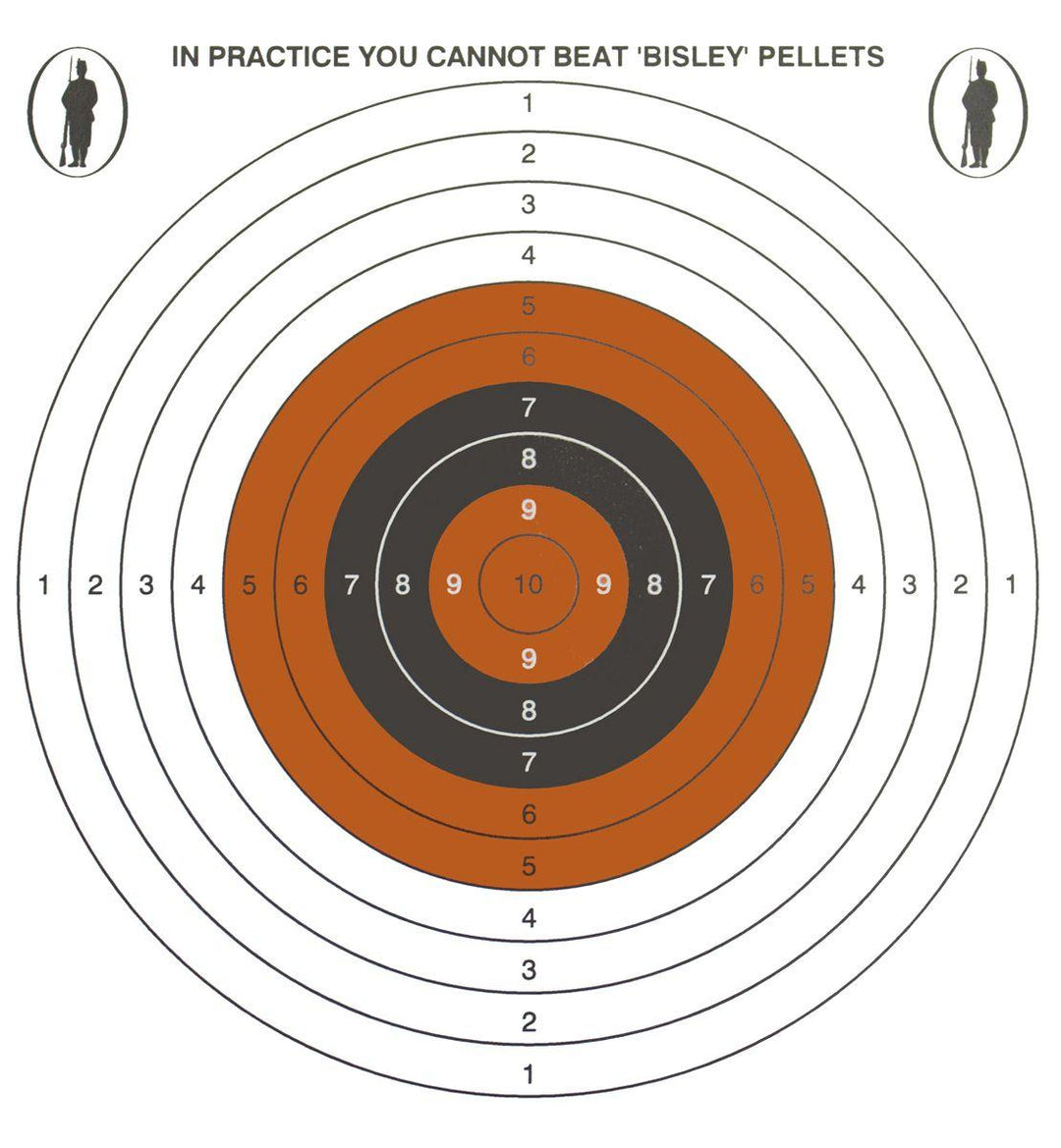 Bisley Loose 17cm Single Targets Economy Paper Grade 3 Pack 1 000