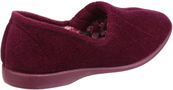 GBS Audrey Ladies Slipper Burgundy