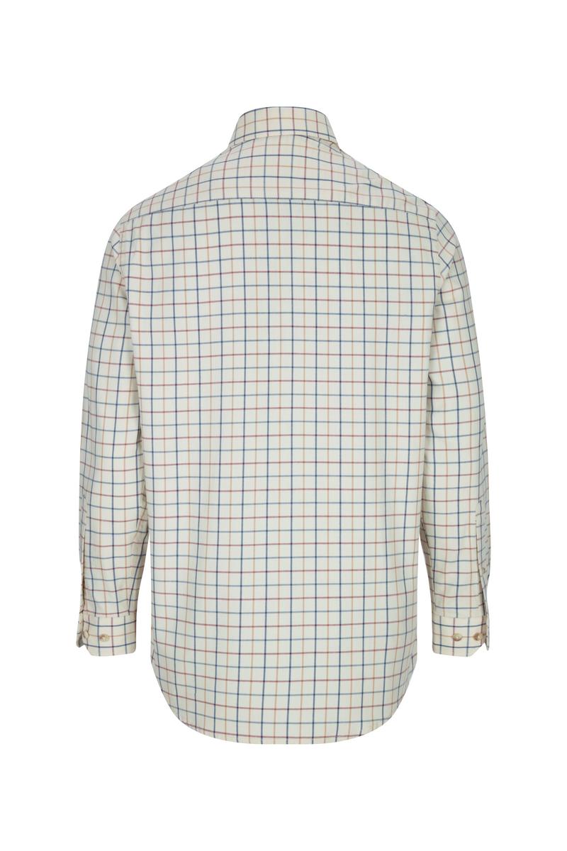Hoggs of Fife Ambassador Premier Tattersall Shirt Cream Check