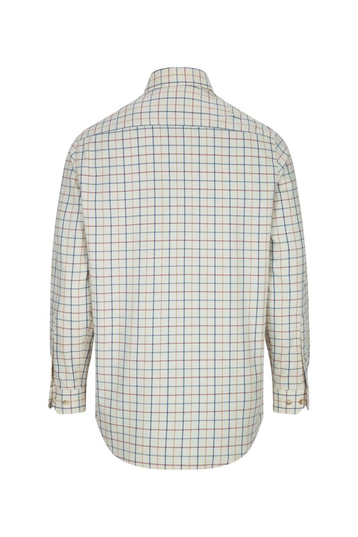 Hoggs of Fife Ambassador Premier Tattersall Shirt Cream Check