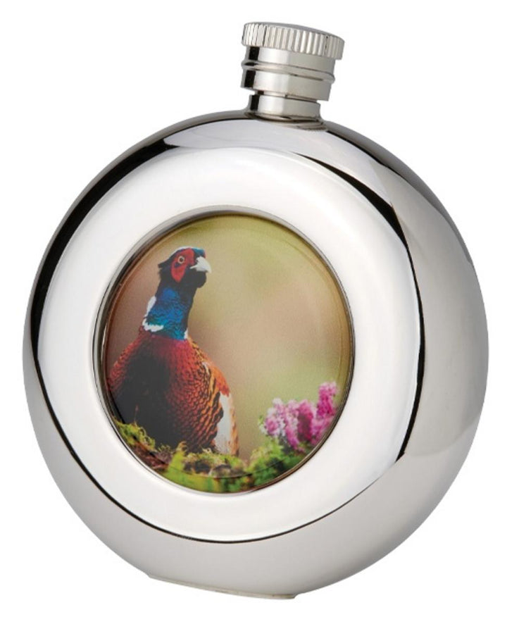 Bisley 4.5oz Round Stainless Steel Hip Flask