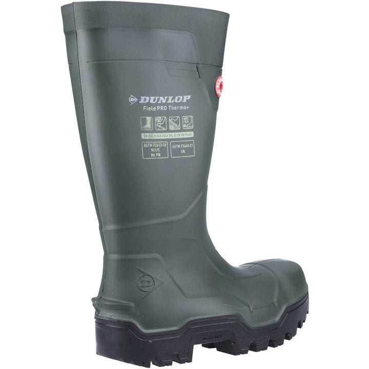 Dunlop FIELDPRO THERMO+ Safety Wellington – view 5