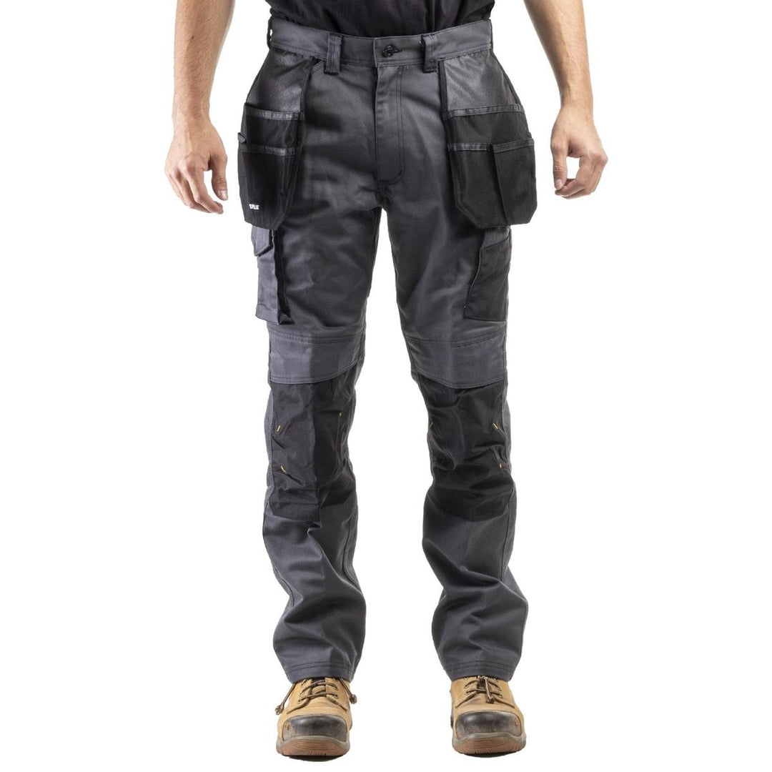 Caterpillar Essentials Knee Pocket Work Trouser Dark Shadow, 32" Leg