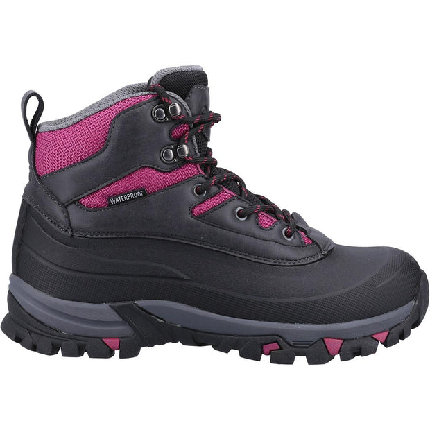 Cotswold Calmsden Hiking Boots Grey/Berry