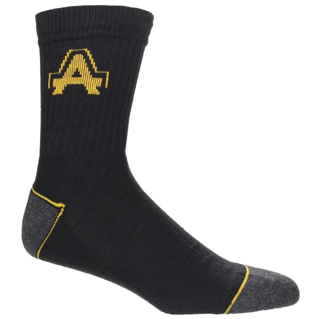 Amblers Safety Amblers Heavy Duty Work Socks 3 pack Black
